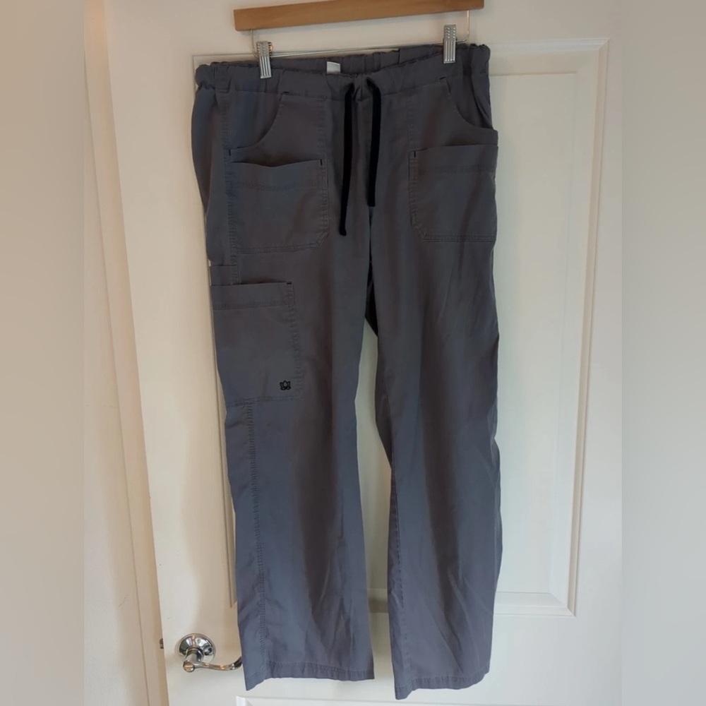 Maevn Women's Scrub Pants, Size medium 52% cotton straight leg